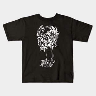 Skull shouted Kids T-Shirt